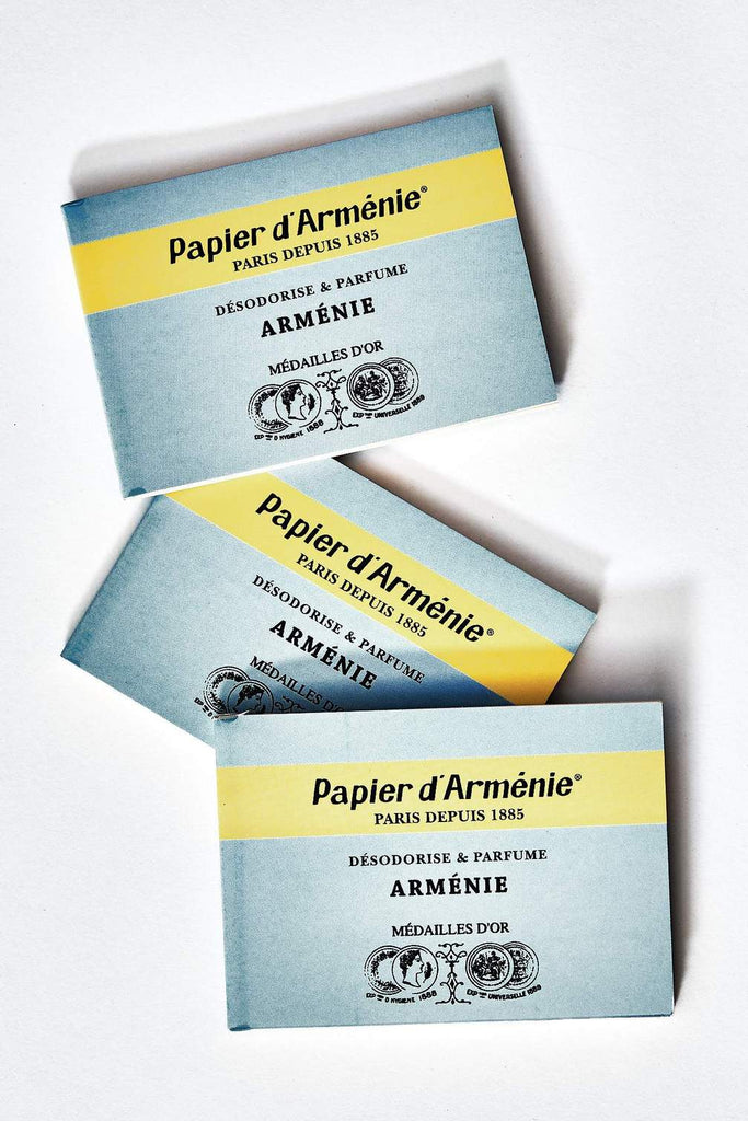 PAPIER D'ARMENIE One Booklet of 36 Uses Incense Paper From Armenia 